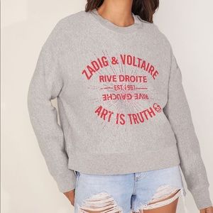 ZADIG & VOLTAIRE Art is Truth Sweatshirt